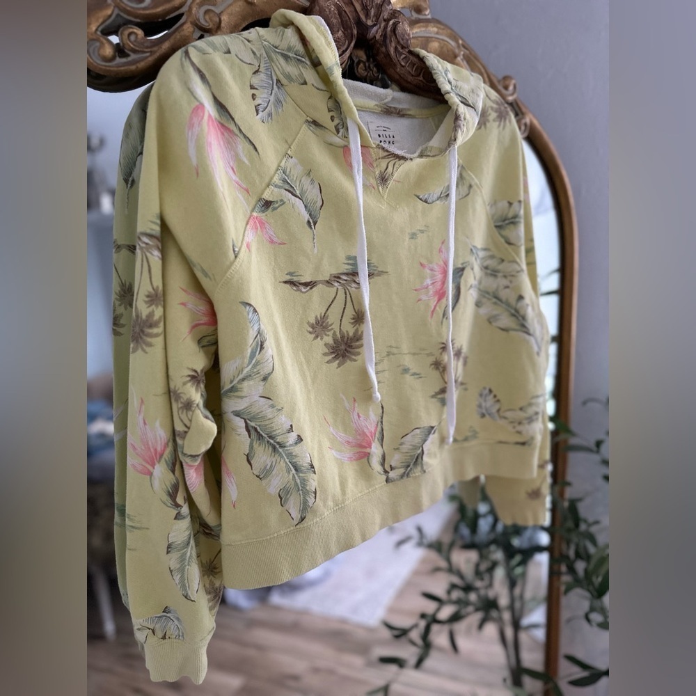 Billabong Yellow Floral Hoodie